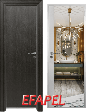 М01 - Врата за баня Еfapel цвят Черна Мура