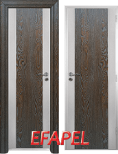 М11 - Врата за баня Еfapel цвят Палисандър