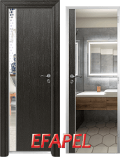 М13 - Врата за баня Еfapel цвят Черна Мура