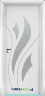 Интериорна врата Стандарт 033, цвят Бял