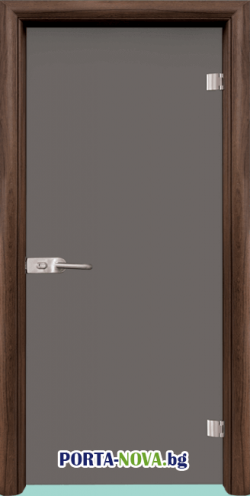 Стъклена интериорна врата, Basic G 10-1, каса орех