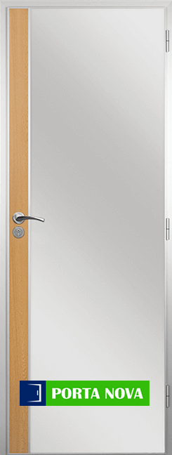 Алуминиева врата за баня – Стандарт цвят Светъл дъб Aluminievi Standart A01