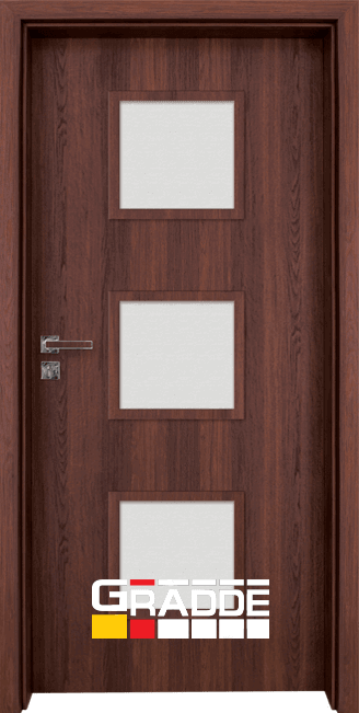 Интериорна врата Gradde Bergedorf, Graddex Klasse A цвят шведски дъб