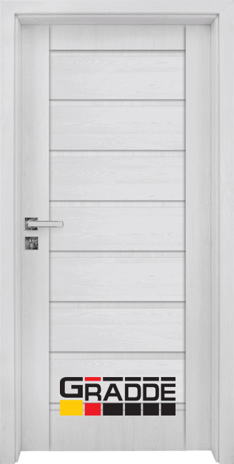 Интериорна врата Gradde Axel Voll, Graddex Klasse A цвят бял