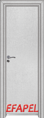 Алуминиева врата за баня – Efapel, цвят Бяла мура