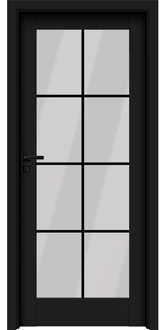 Интериорна врата Invado Vista модел 2 Pure Black