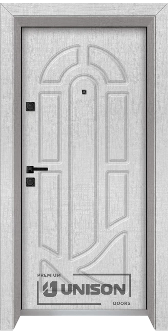 Входна врата Унисон Оптима 4512p, цвят Лен